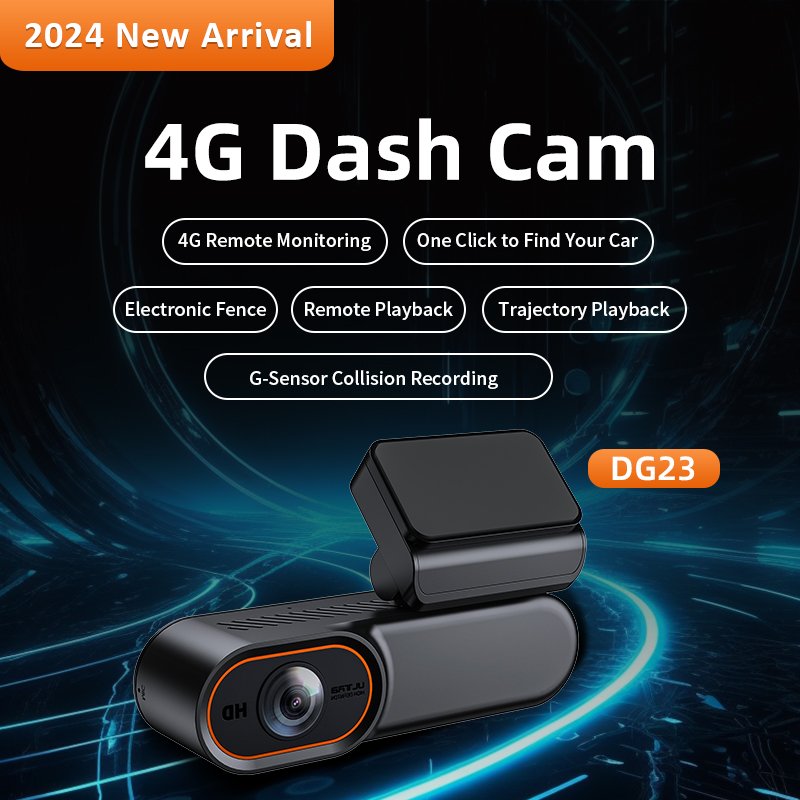 Real-Time 4G LTE SIM Card Connected Vehicle DVR GPS-enabled Mini Car Security Camera Mobile App Control Live Streaming Dash Cam