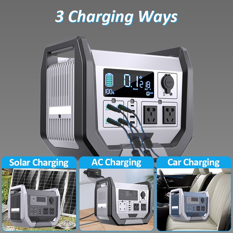 JJPRO Greenfly 2024 Best-selling 2500W Rechargeable LiFe PO4 Battery Pack Multi- Application Outdoor Portable Power Station