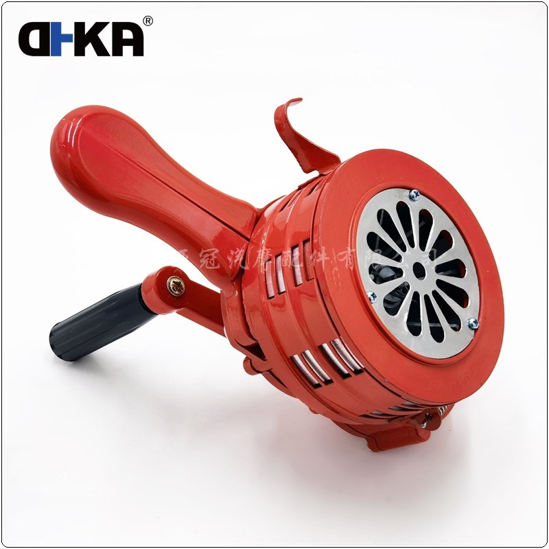 12V Compact Red Automotive Car Hand-cranked Alarm Siren AS049