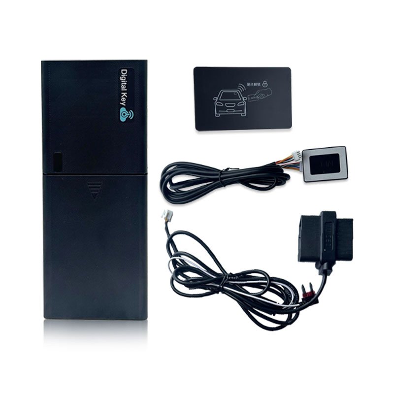 2 Way OBD Plug and Play Digital Key Phone APP Control Car Alarms Digital Key with NFC Card