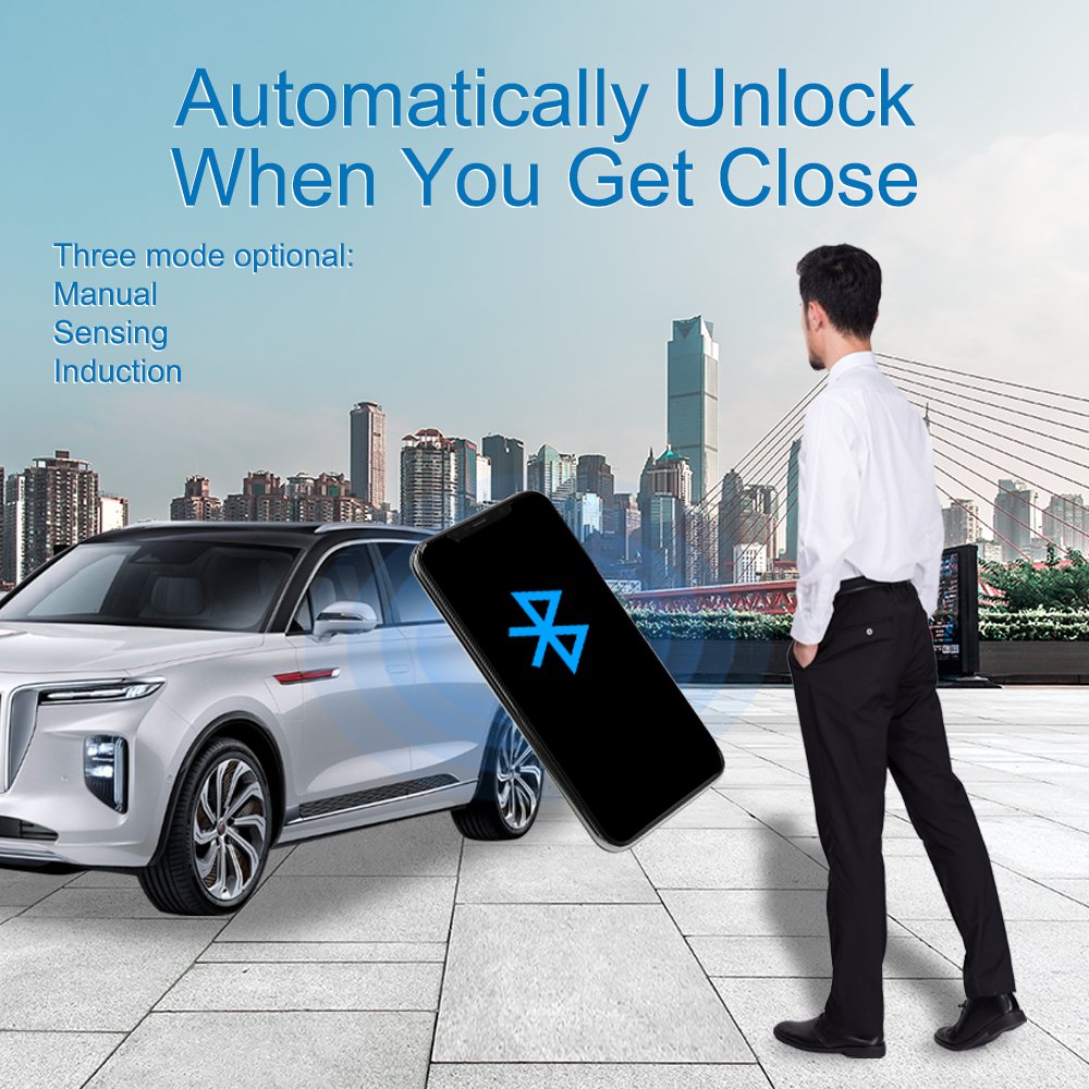 2 Way OBD Plug and Play Digital Key Phone APP Control Car Alarms Digital Key with NFC Card