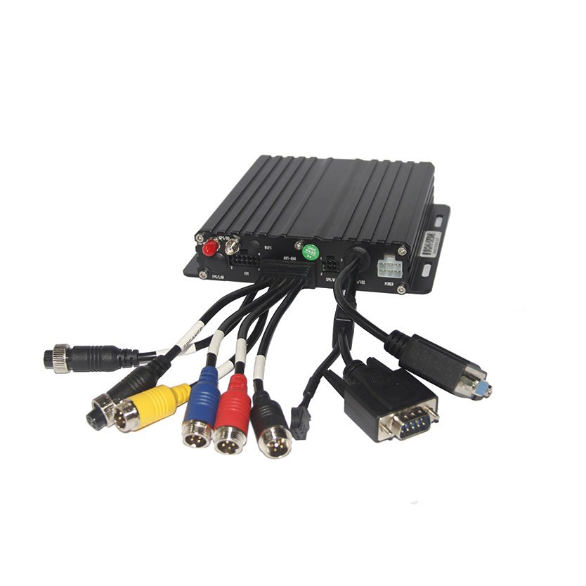 Driver Fatigue Alarm Blind Sport Detection Cmsv6 DSM ADAS AI Mobile DVR Sual Sim with 4G WiFi GPS