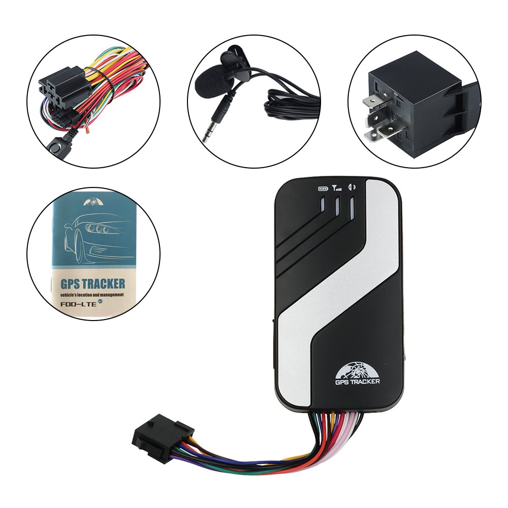 Waterproof Voice Monitoring Anti Theft SOS Alarm 4G GPS Tracker Bluetooth APP Gps Car Tracking Device APP Stop Engine