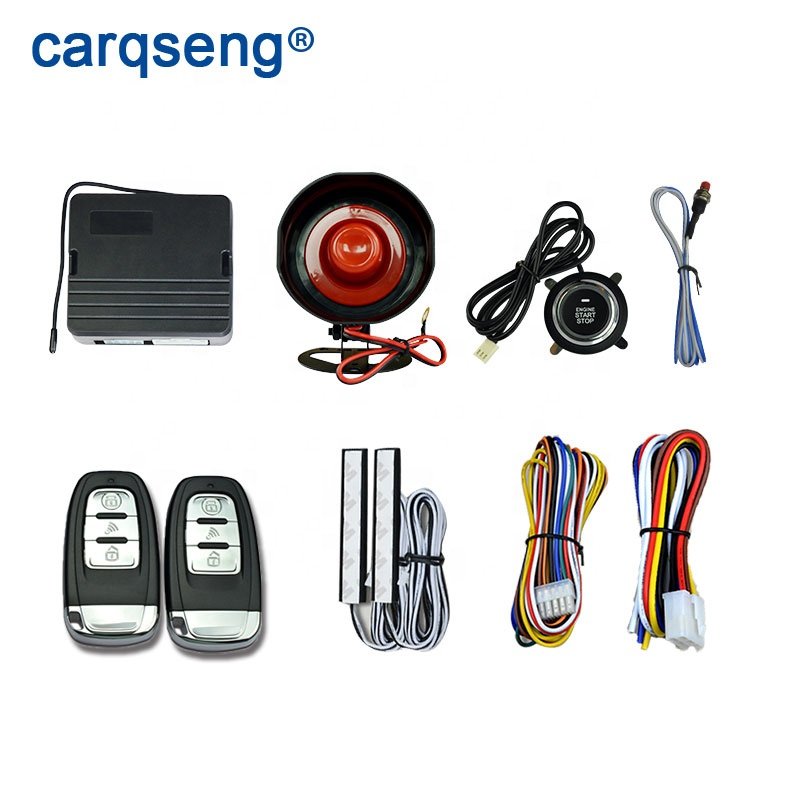 Car Alarme Automobile Ce Coche Alarmas Alarma Para Carro Plastic Multifunction Intelligent Car Alarm One Way Car Security Alarm