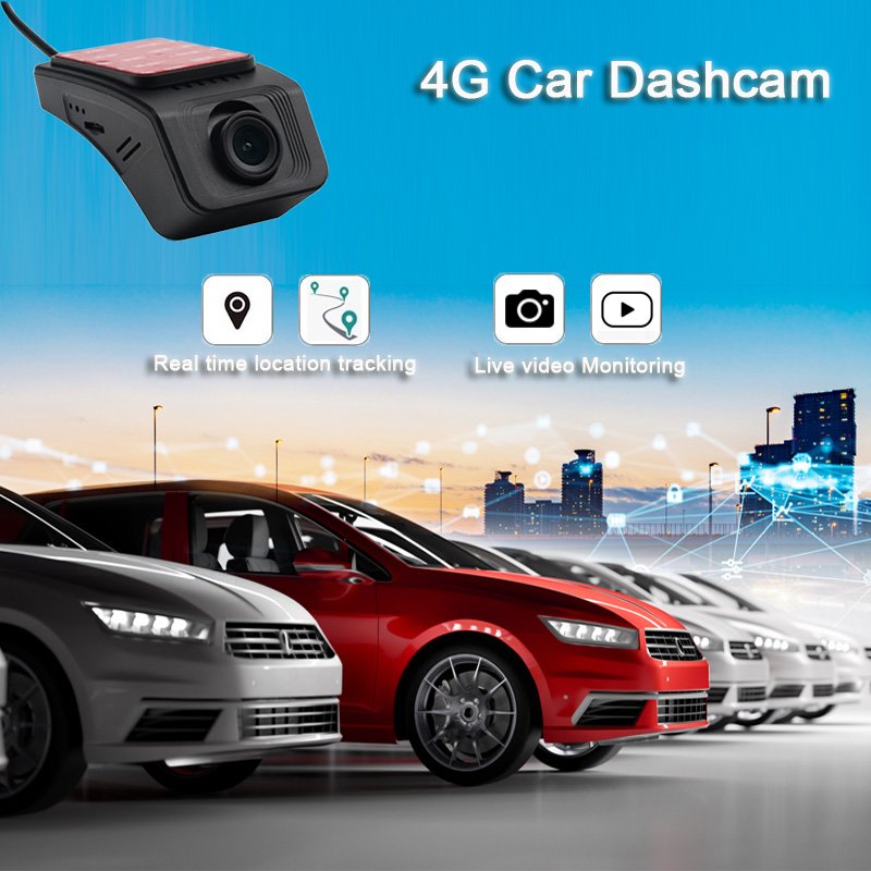 Car Dash Cam 4G with GPS Tracking System and Lively Video