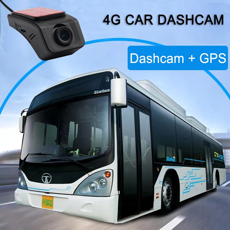 Car Dash Cam 4G with GPS Tracking System and Lively Video