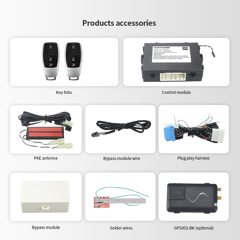 EASYGUARD CAN BUS PKE Remote Starter Fit for 2020 Benz a Class V177/20-21 GLB X247/20 B Class W247 Proximity Lock Unlock