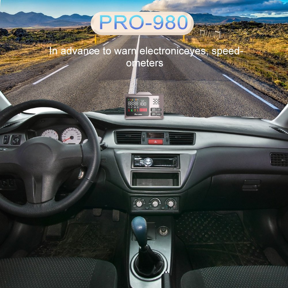 Karadar radar Detector Signature Gps radar Jamer Detector Karadar Pro980 Laser Jamer radar Detector