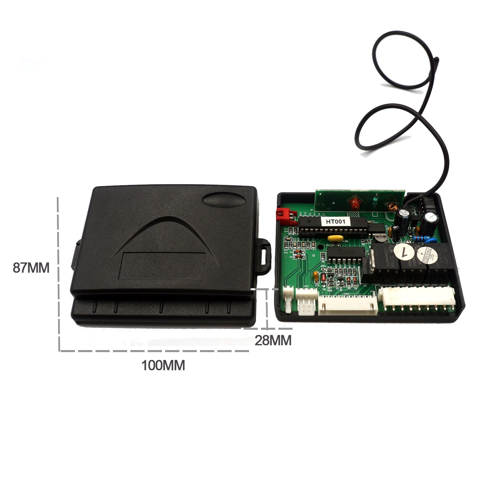 Manufacturer Wholesale Car Alarm with Built-in Central Locking Module, Especially for Latin American and South American