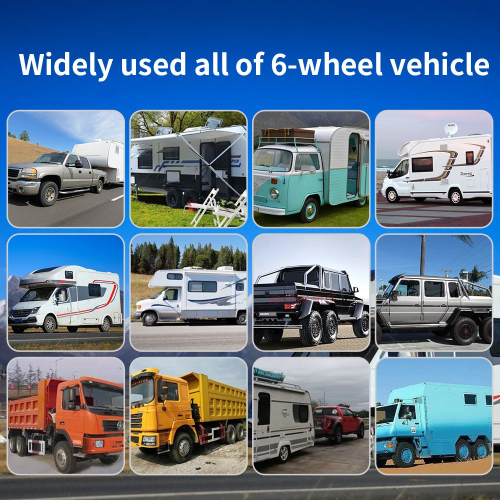 Hot Selling Auto 6 8 12 16 22 Wheel TPMS Android Tyre Pressure Monitoring System Sensor 433.92Mhz Truck RV Tire Pressure Trailer