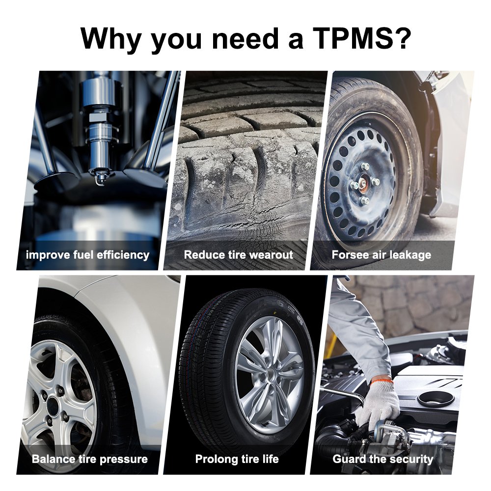 Hot Selling Auto 6 8 12 16 22 Wheel TPMS Android Tyre Pressure Monitoring System Sensor 433.92Mhz Truck RV Tire Pressure Trailer