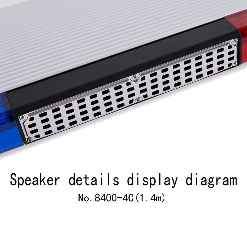 140Cm Led Truck Cop Vehicle Security Alarm Emergency Inbuilt Siren Speaker Led Warning Ambulance Light Bar