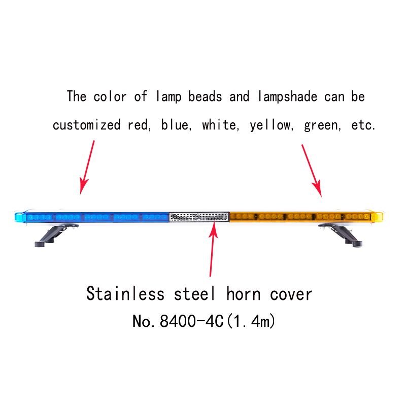 140Cm Led Truck Cop Vehicle Security Alarm Emergency Inbuilt Siren Speaker Led Warning Ambulance Light Bar