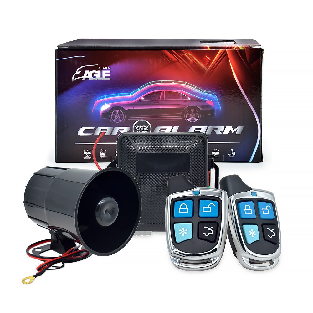 Best Quality One Way Auto Smart Car Alarm Security System with Truck Release Remote Prestige Car Alarm