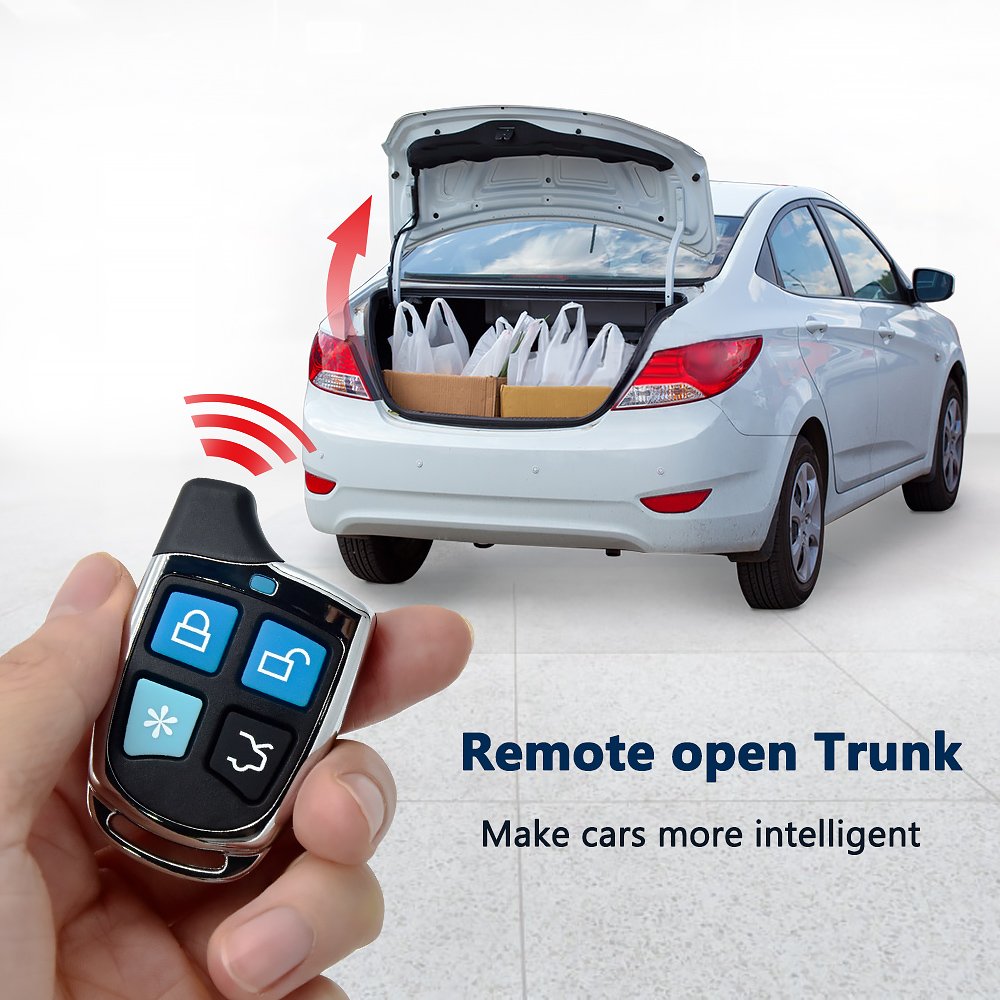 Best Quality One Way Auto Smart Car Alarm Security System with Truck Release Remote Prestige Car Alarm