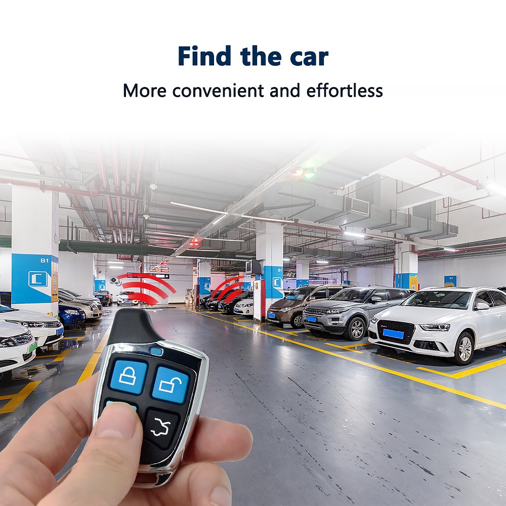 Best Quality One Way Auto Smart Car Alarm Security System with Truck Release Remote Prestige Car Alarm