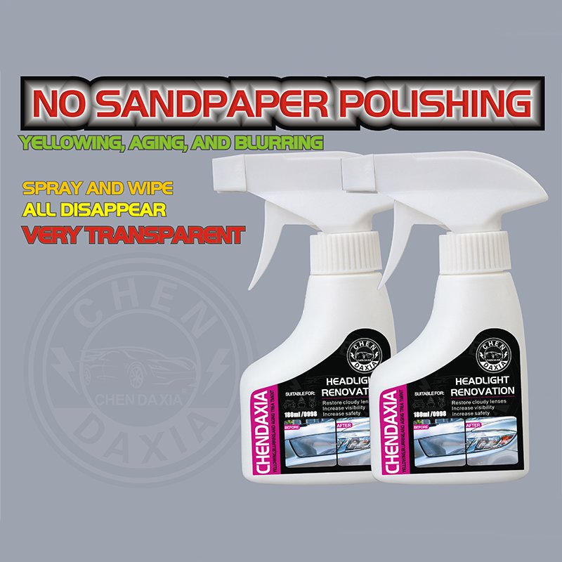 Car Care Cleanings Products Car Headlight restoration Spray