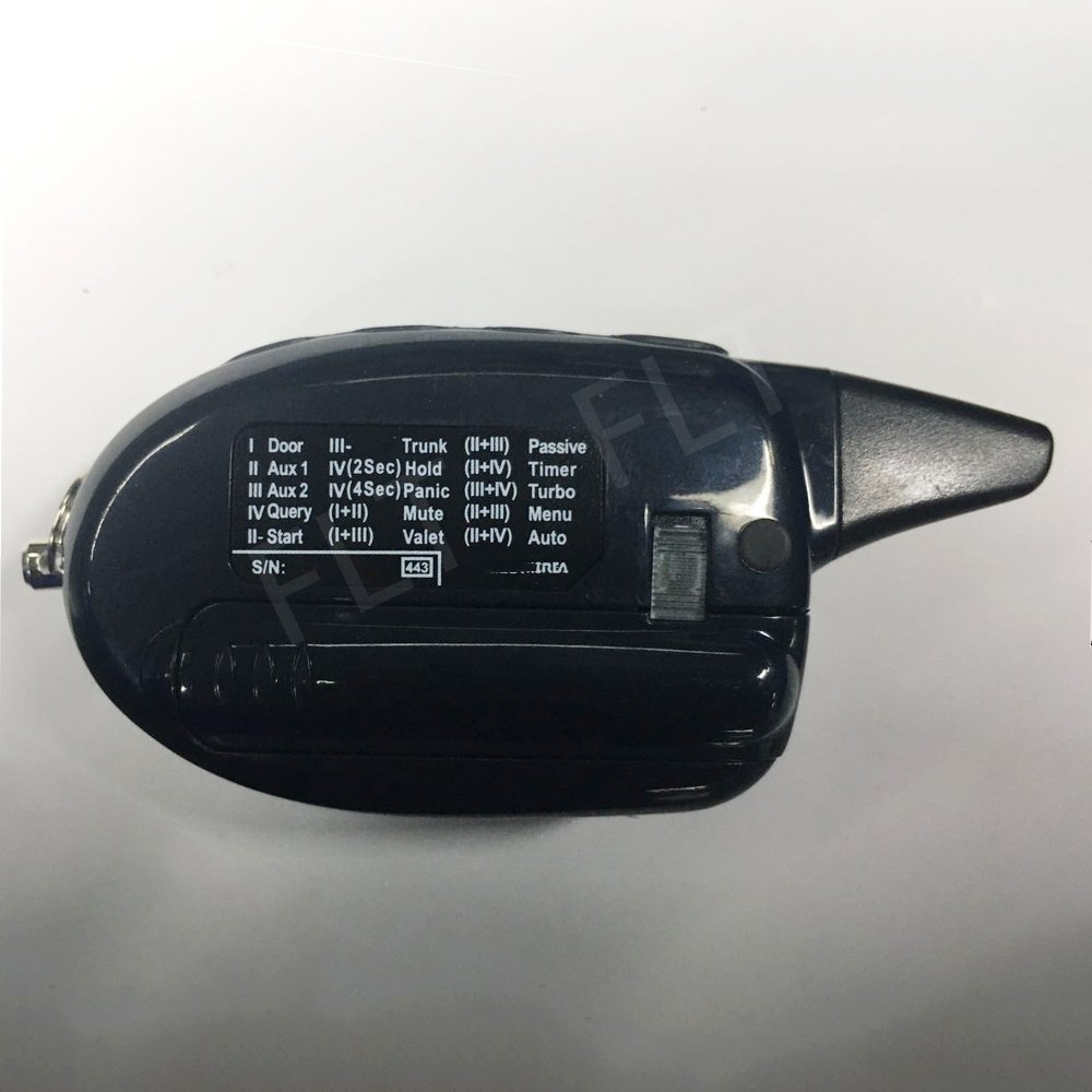 Russian Version Key Keychain Remote Controller Suitable for M 110 Two Way Car Alarm System with Remote Start