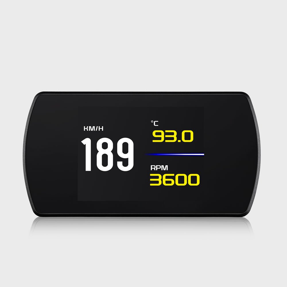 P12 4.3Inch HUD Head up Display Over Speed Alarm LED Screen Projector Digital Speedometer Display Gauge
