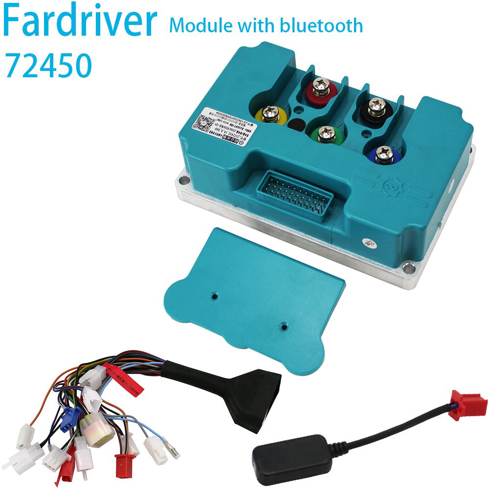 Fardriver ND72450 Sine Wave Vector Weak Magnetic Controller 200/450A with BluetoothBluetooth Controller for E Scooter Motorcycle