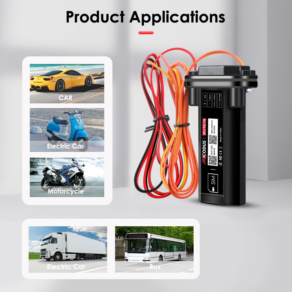 Micodus MV901N Price Gps Gsm Hardwired Car Gps Tracker Vehicle Locator Location Tracking Device Geo Fancing