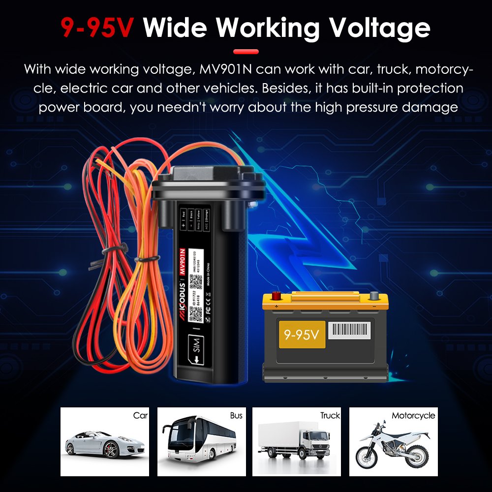 Micodus MV901N Price Gps Gsm Hardwired Car Gps Tracker Vehicle Locator Location Tracking Device Geo Fancing