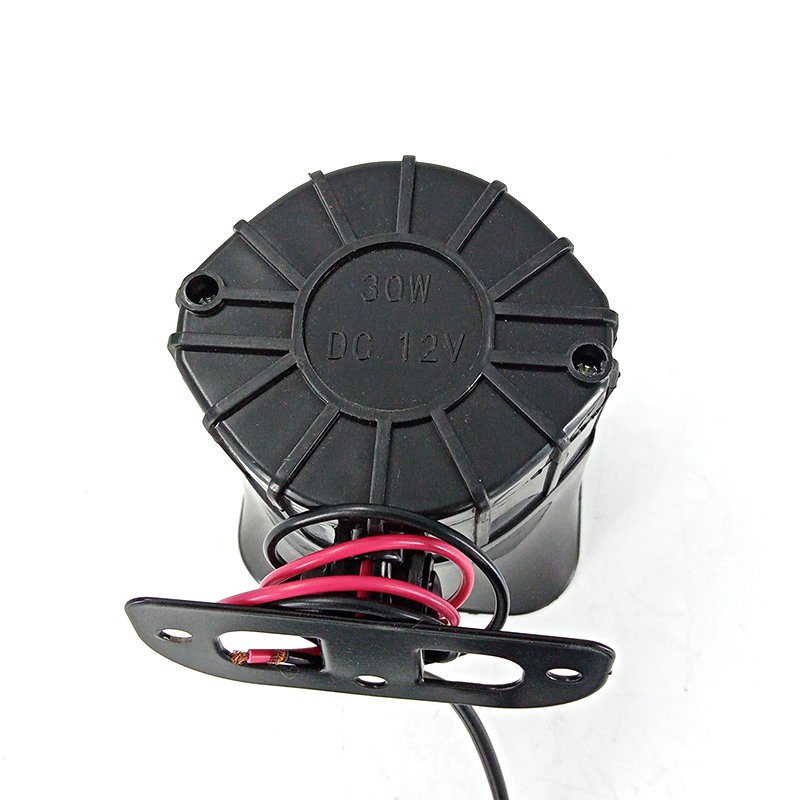 12V 30W 3 Tone Siren Warning Alarm Horn for Motorcycle, Car, Truck, and Auto Vehicles, Loud Electric Horn with Universal Fit