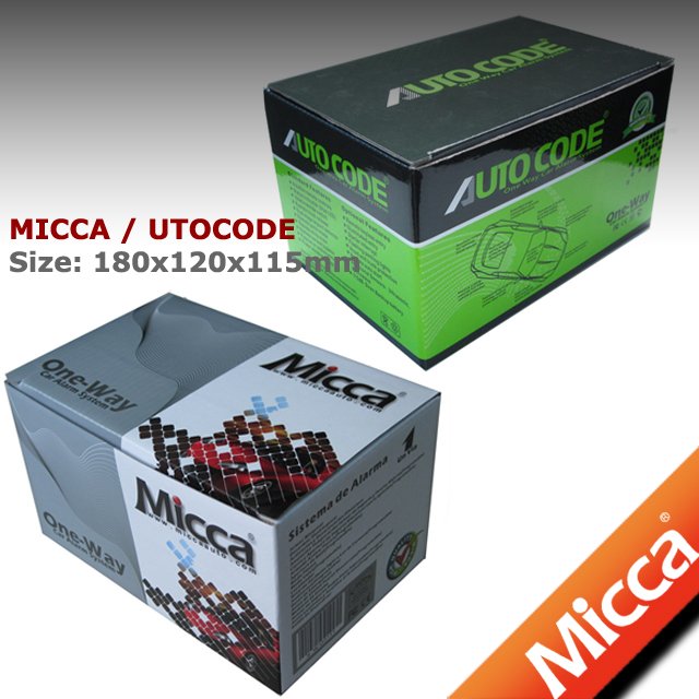 OW500 MICCA KEELOQ+ Rolling Code Car Alarm System Built-in Engine Cut Relay, Alarma Para Autos, Alarmes Automotivos