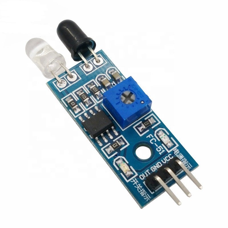 5V obstacle avoidance sensor module 3V infrared tube photoelectric reflection sensor Intelligent car robot obstacle avoidance