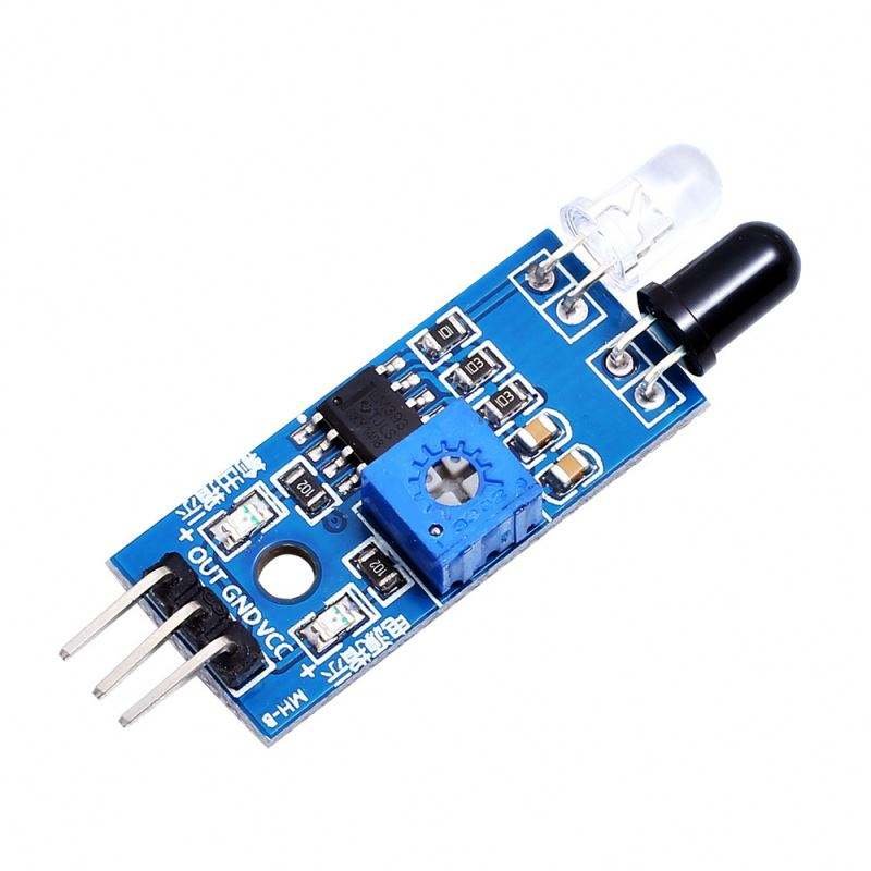 5V obstacle avoidance sensor module 3V infrared tube photoelectric reflection sensor Intelligent car robot obstacle avoidance