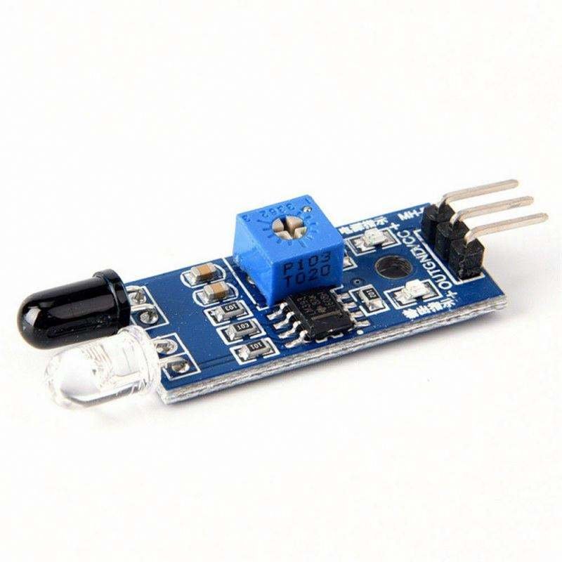 5V obstacle avoidance sensor module 3V infrared tube photoelectric reflection sensor Intelligent car robot obstacle avoidance