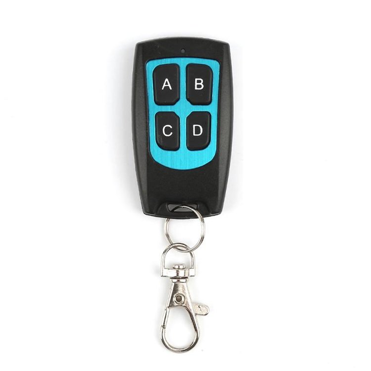 ABCD Button 4 Key Wireless Remote 433Mhz Universal Replacement Garage Door Electric Remote Control