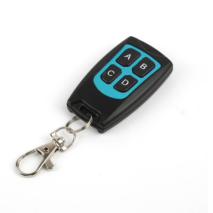 ABCD Button 4 Key Wireless Remote 433Mhz Universal Replacement Garage Door Electric Remote Control