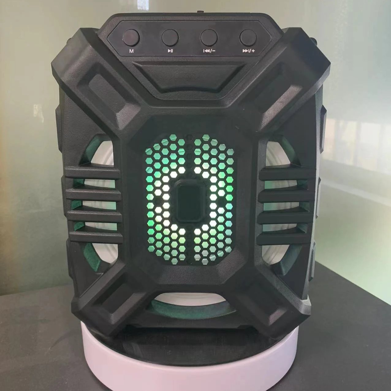Smart Glasses Outdoor Bass Tumbler Karoke Speaker with Mic