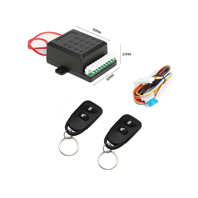 Simple and Compact Remote Control Lock Unlock Open Trunk Car Keyless Entry System