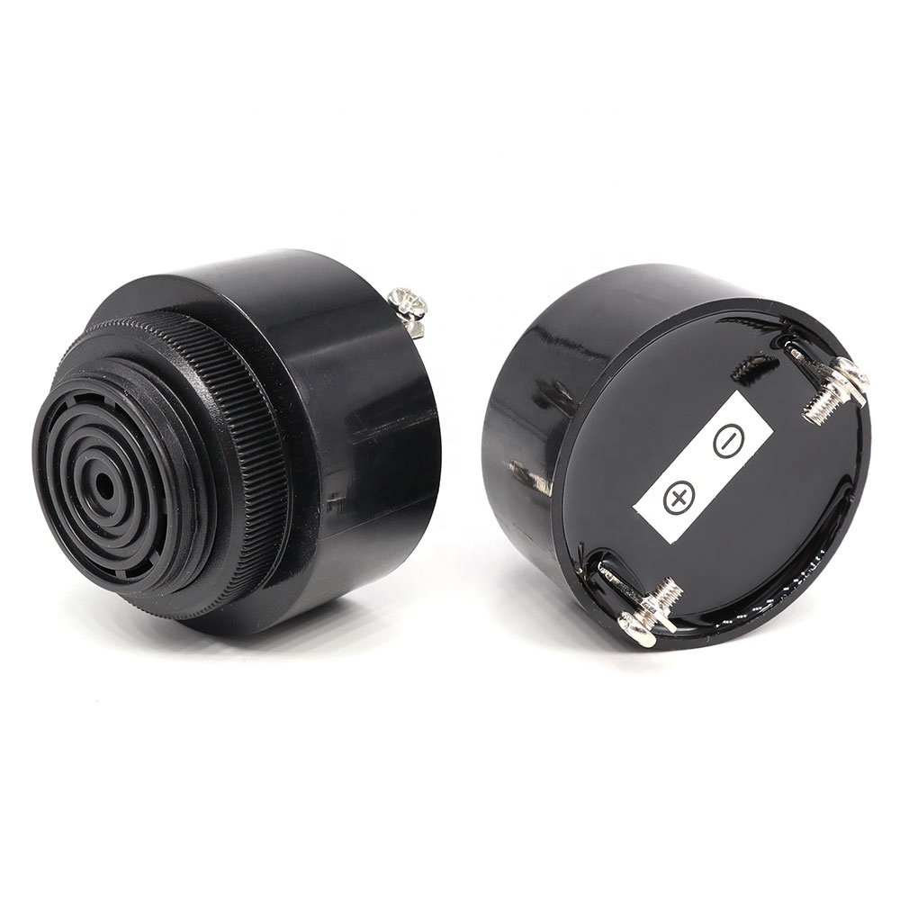 4310 100dB High Sound DC 12V 24V SFM380 Piezo Active Buzzer 43mm*33mm Piezoelectric Buzzer Continuous Sound for Car
