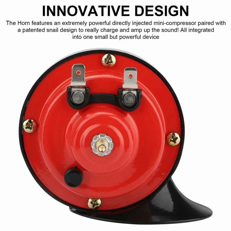 12V Super Loud Train Horns 100DB Waterproof Automotive Loudspeaker Universal Car Motorcycle Truck Boat Electric Sound Signal