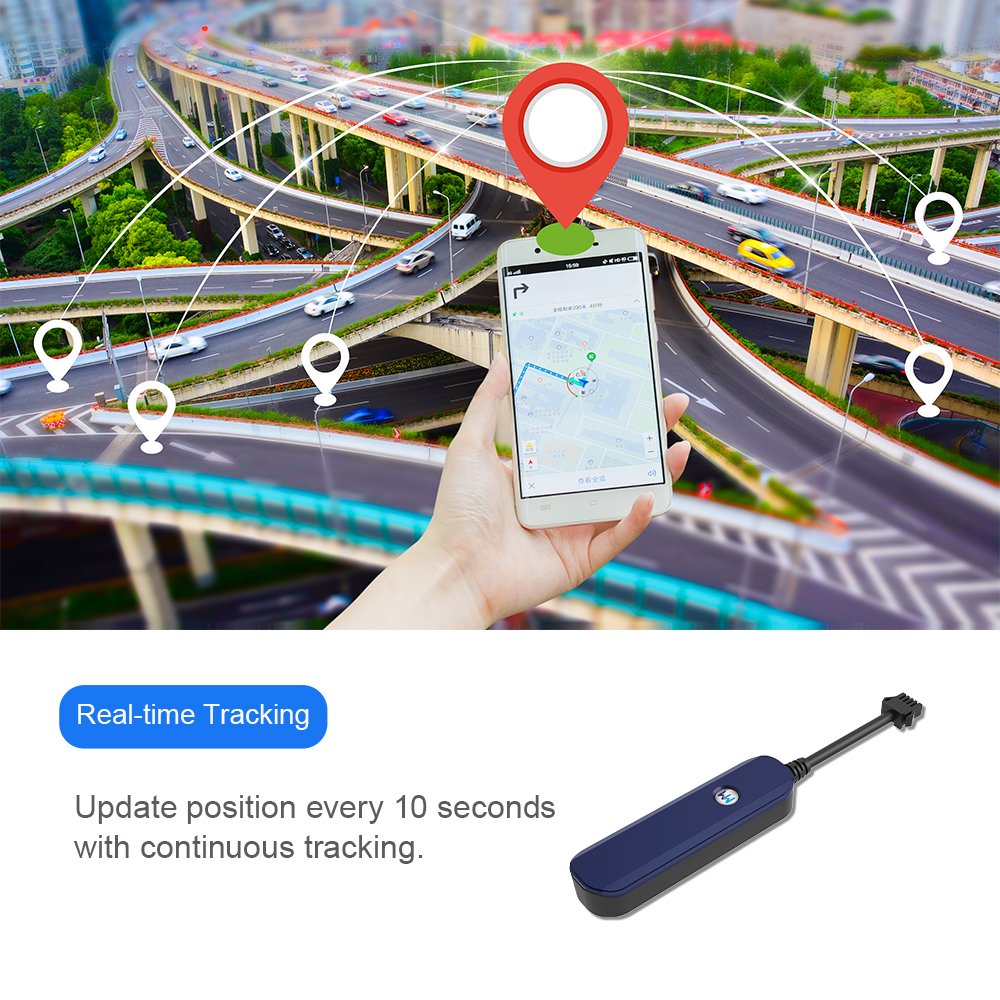 Gps Tracking Device with Overspeed Alarm Remote Anti-theft Light Sensor Protect Your Car Motor and Truck
