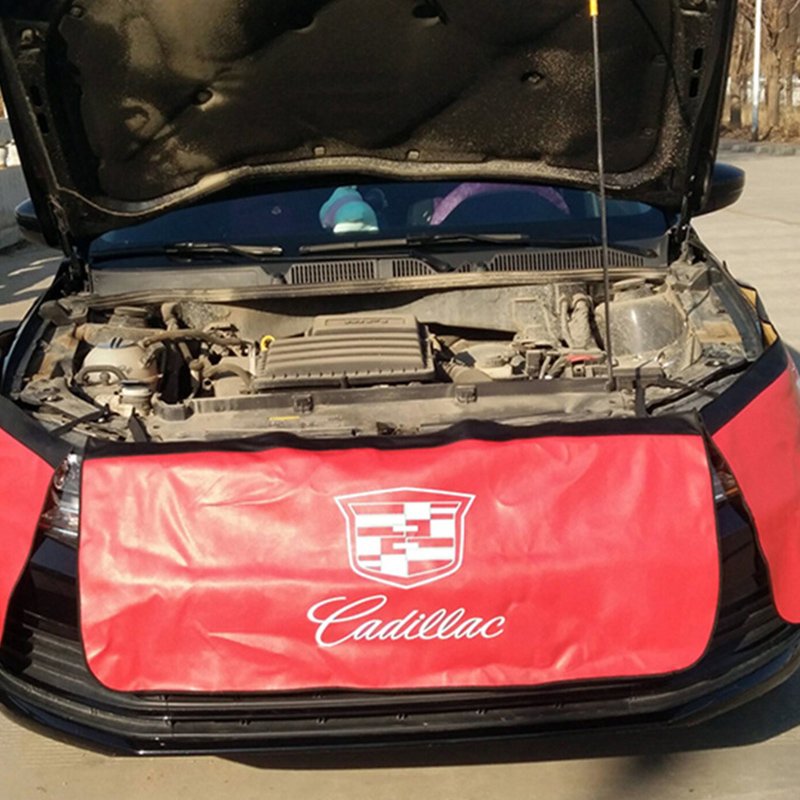 Customized Protective Mat for Repair Convenient Fixation Rubber Magnetic Car Fender Cover for Mechanics With Hooks Car