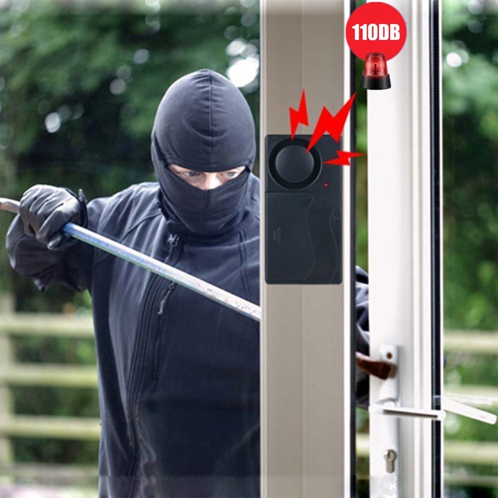 Factory Direct Sale Remote Control Security Burglar Wireless Vibration Alarm Window Door Car Motor Bike Bicycle Alarm