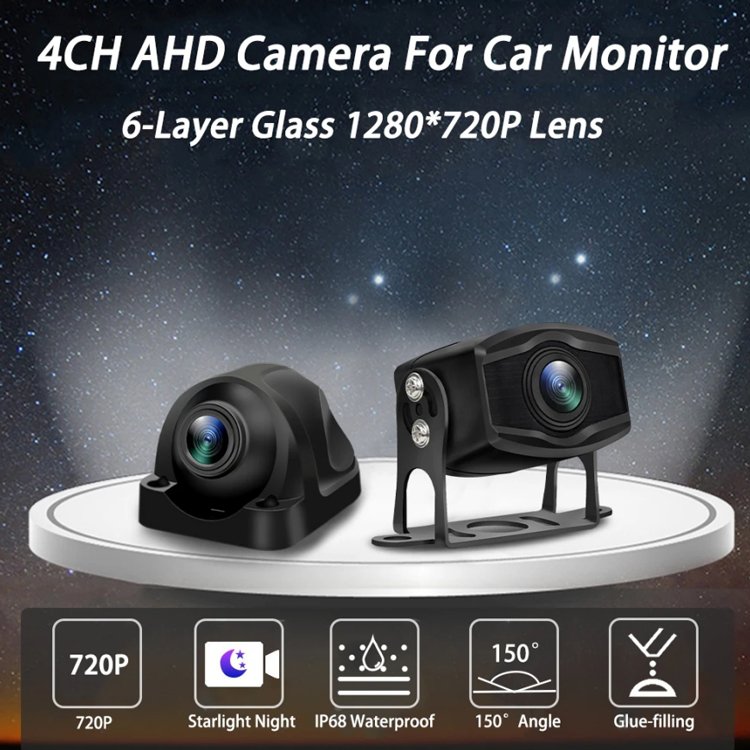 10.1 Inch AHD Monitor System BSD Touch Screen for Car/Bus/Truck 5 Channel CCTV DVR Cameras Color Night Vision Parking Recorder