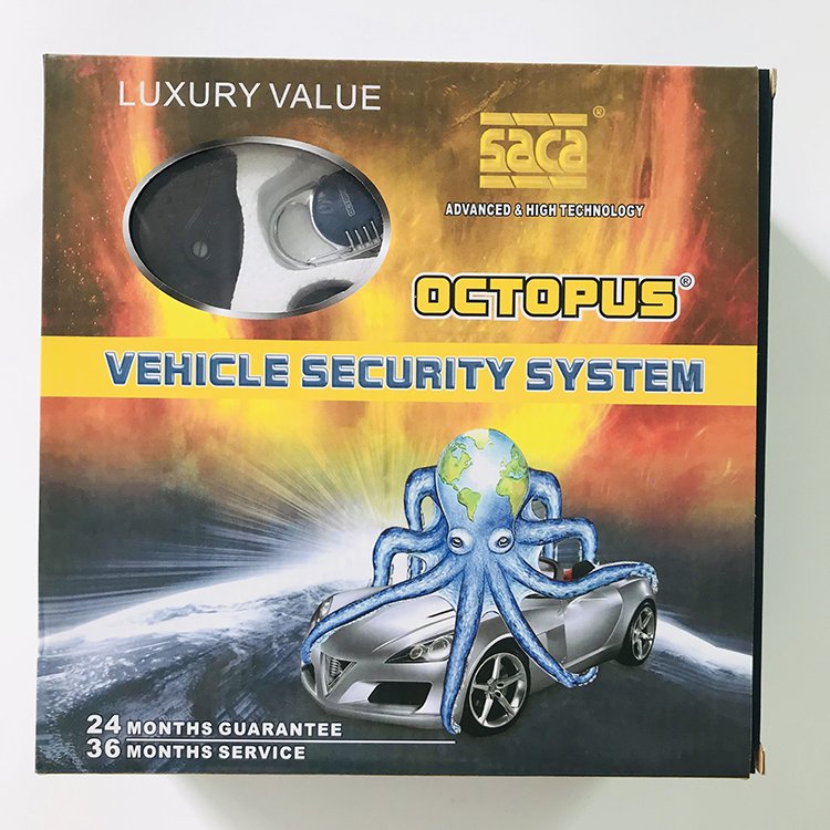 12V Smart Anti-hijacking Keyless Entry System Auto Security Alarm System Eagle Octopus Starlux blazer Car Alarms with toyota Key