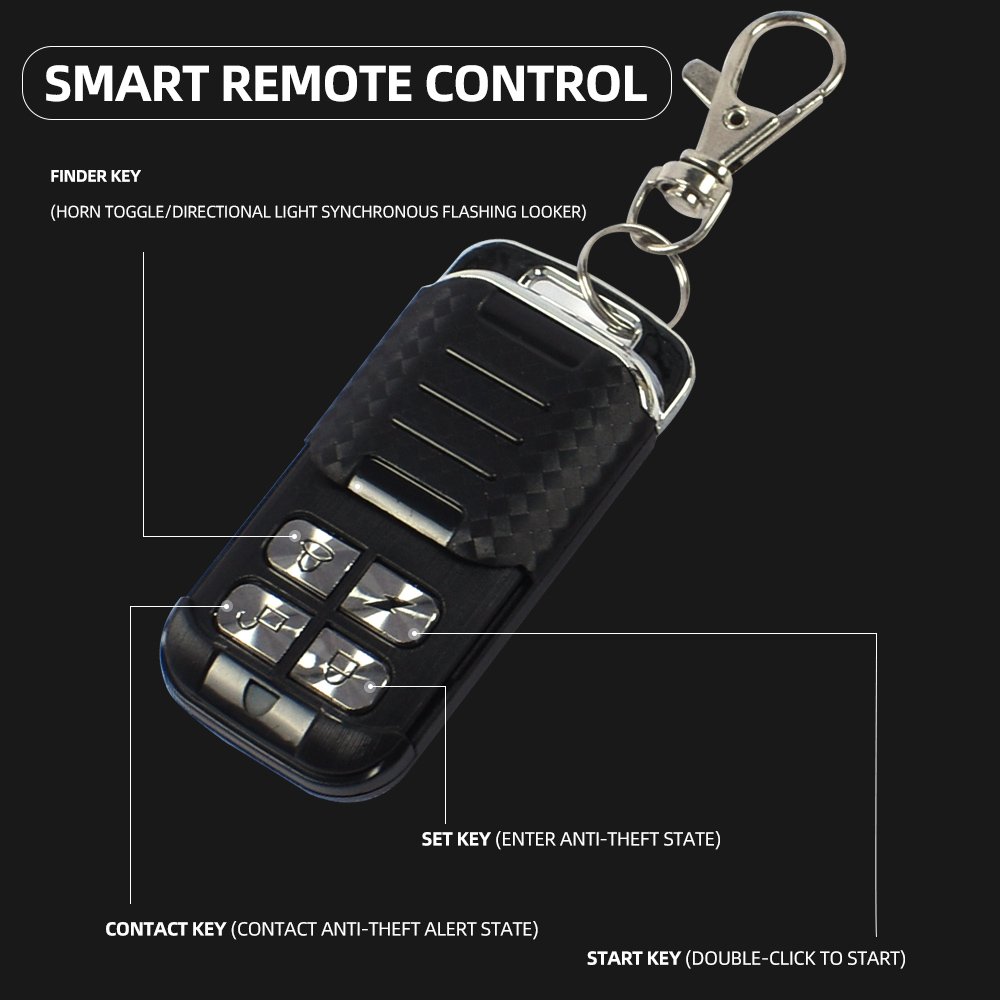 Professional Manufacture Adjustment Sensitivity Long Life Motorcycle Lock Car Alarms