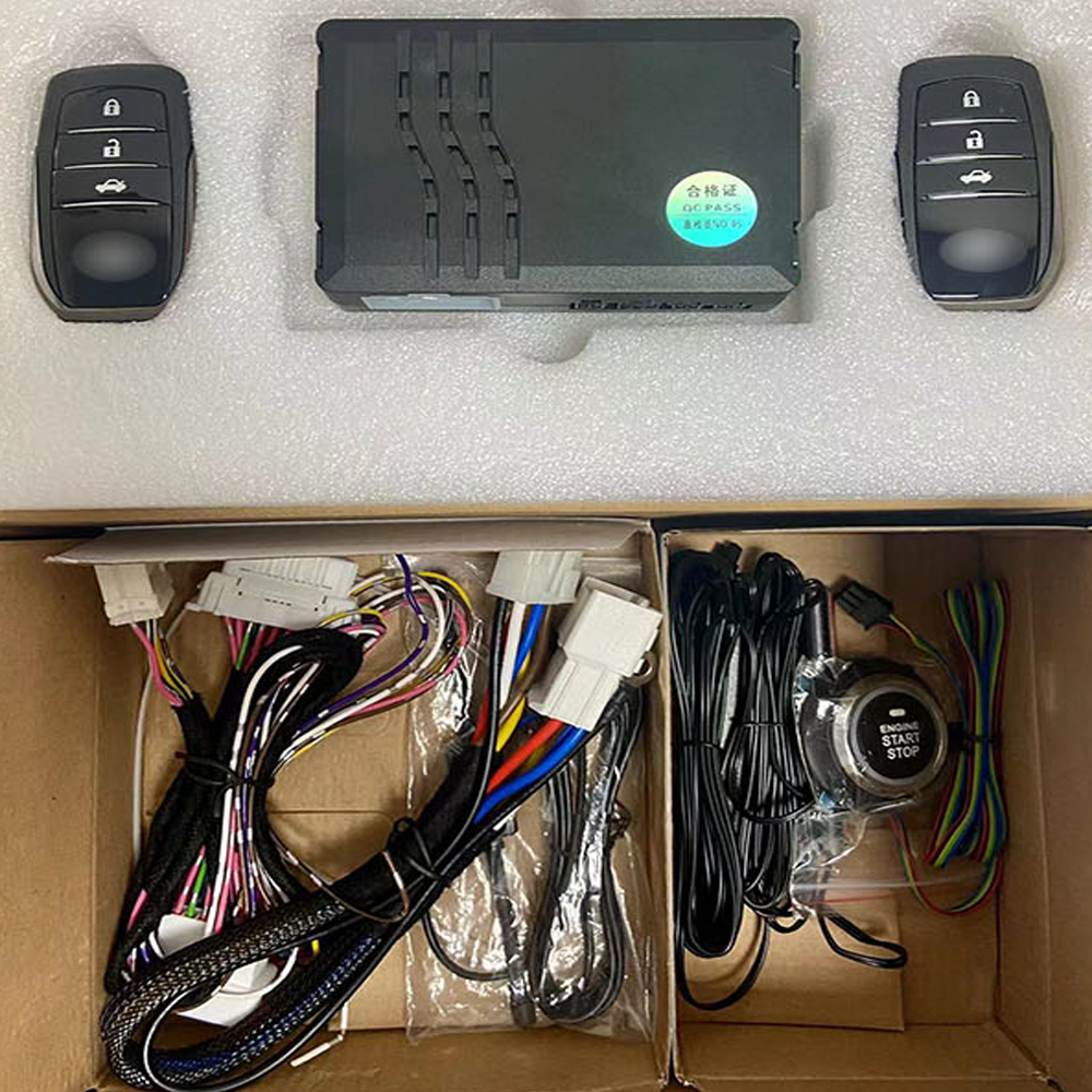 APP Control Vehicle Pke Smart Keyless Entry Remote Starter Engine Start Stop Car Alarms GPS Tracking