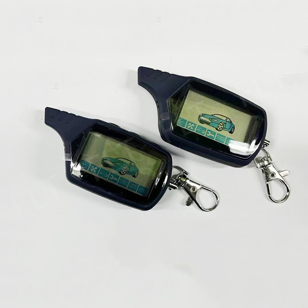 FLT B9 Keychain Key Fob Chain LCD Remote Controller Suitable for Starline Twage B9 Two Way Car Alarm Systems