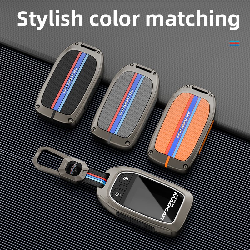 China Zinc Alloy Car Key Cover for Scher Khan Magicar Car Alarm System 909 903 908 700 906 907 M500 905 M700 927 Magicar case