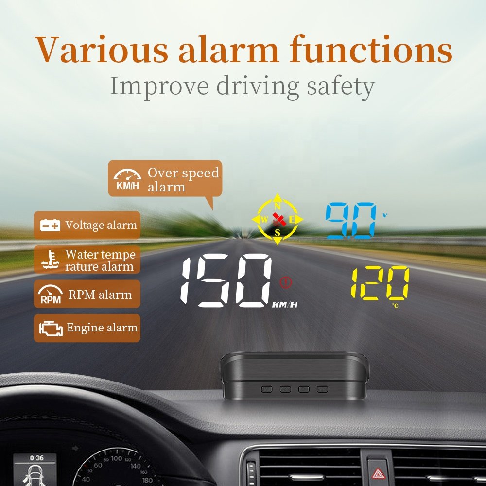 2024 Universal Windshield M21 Head up OBD2 Displays Auto GPS Projector Meter Car HUD Head up Displays