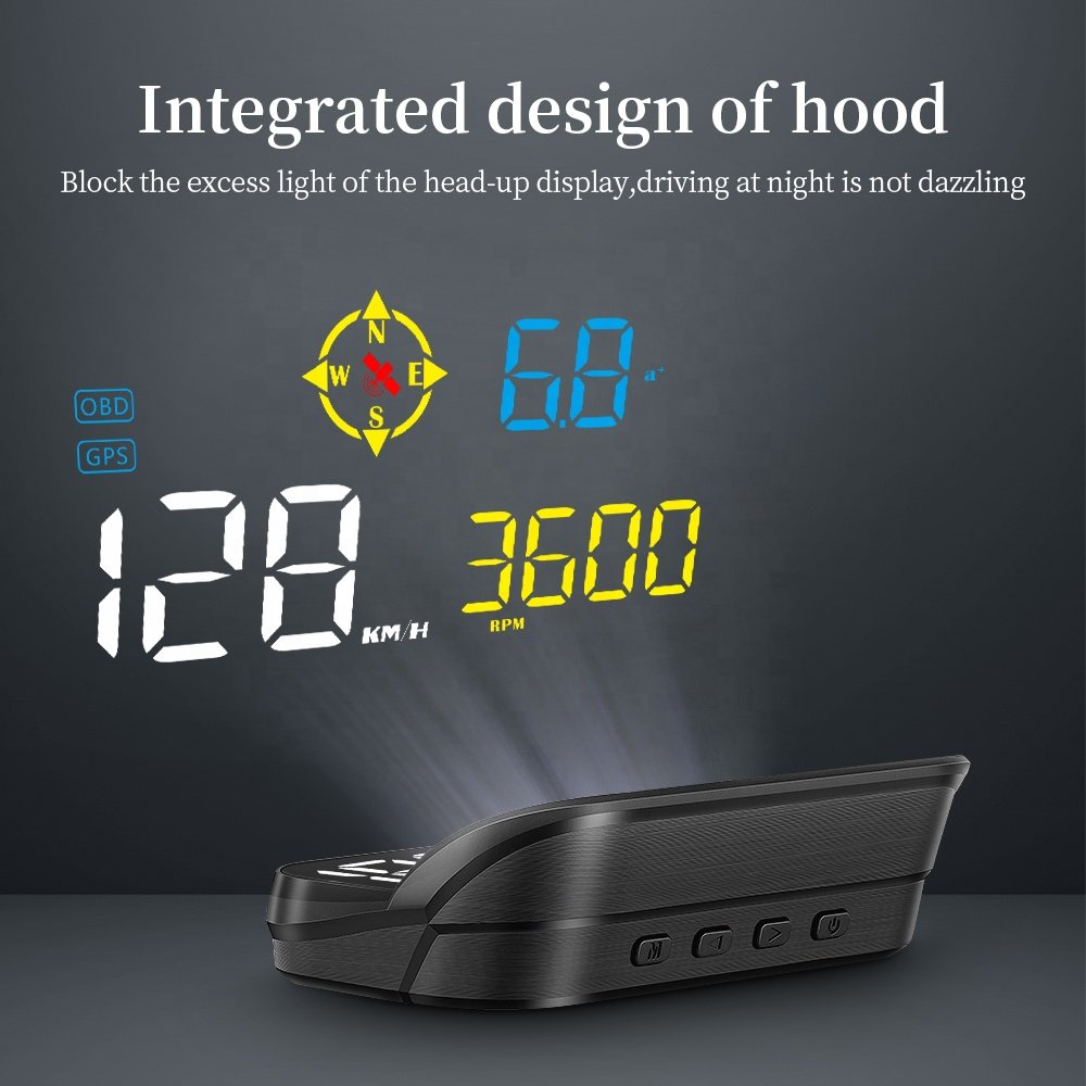 2024 Universal Windshield M21 Head up OBD2 Displays Auto GPS Projector Meter Car HUD Head up Displays