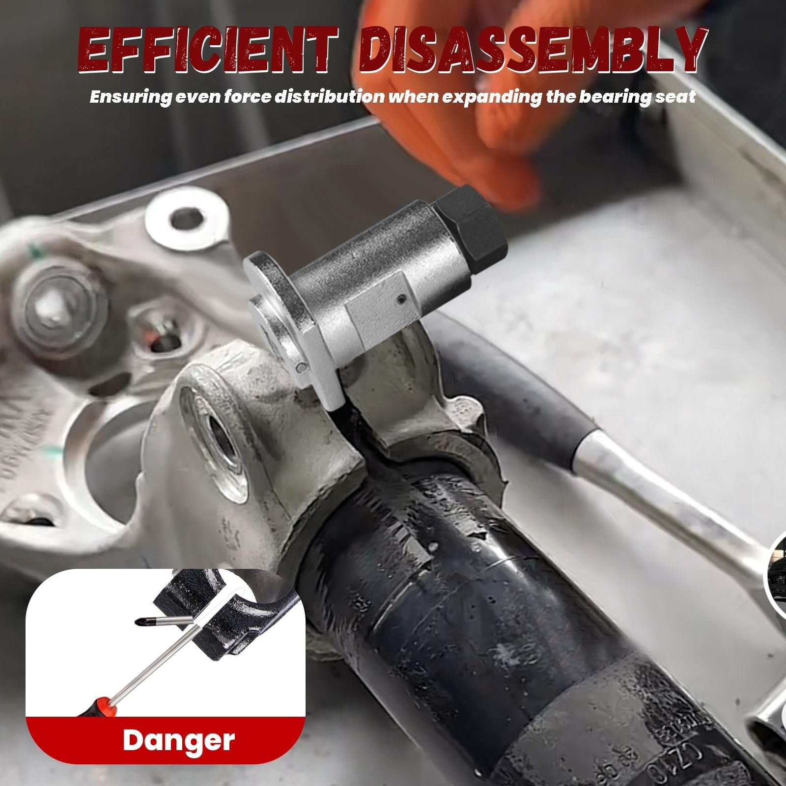 Shock Absorber Claw Ball Head Swing Arm Suspension Separator Spreader Labor-saving Auto Repair Chassis Disassembly Special Tool