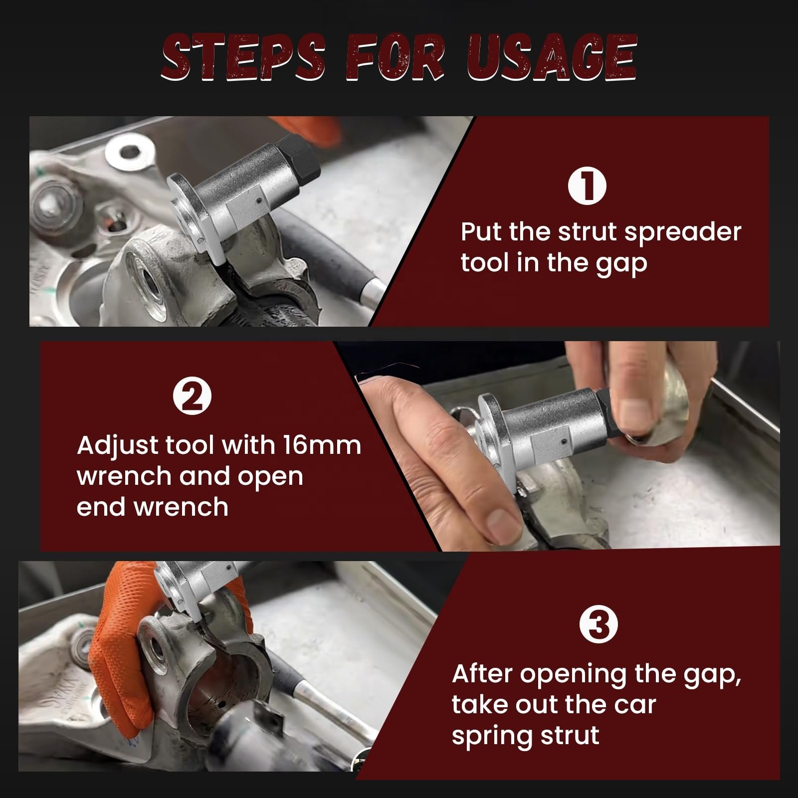 Shock Absorber Claw Ball Head Swing Arm Suspension Separator Spreader Labor-saving Auto Repair Chassis Disassembly Special Tool